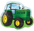 TRACTOR-Shape-GREEN-Yellow-John-DEERE-37-FARM-Barn-Animal-Party-MYLAR-Balloon-B