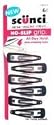 Scunci No Damage Snap Clips, Assorted Colors 6 ea