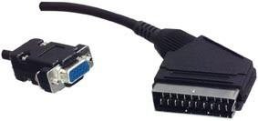 Childrens Toyshop  Electronics : 2 M SCART LEAD TO 15 PIN HD - VGA CABLE to LCD TV DVD