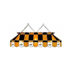 Wichita State Shockers Pool Table Stained Glass Lamp
