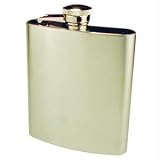 8 oz. Flask, Brushed Stainless