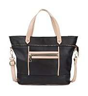 Autograph Leather Zip Shopper Bag