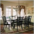 Stanley Furniture Portofino Basque Casual Dining Table in Black Finish