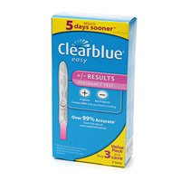 Clearblue Easy Read Pregnancy Test-Clearblue Easy Pregnancy Test, (2 Pack) 4 Tests