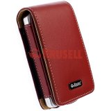 Krusell Leather Case for Apple iPOD 5th gen Video 30/60GB Music Multidapt&reg;. (COLOR: RED)