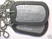 Customized Military Dog Tags