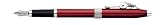 Cross Sentiment Scarlet Red Fountain Pen with Stainless Nib - Fine (AT0416-3FS)
