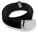 Belts - Cotton Web Belt with Silver Buckle