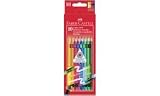 Faber Castell 116613 - Farbstifte Colour Grip 10er Etui Radierbar