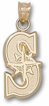 Seattle Mariners 14K Gold Pendant