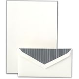 Charcoal Bordered Pearl White Monarch Sheets