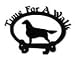 Dog Leash Hook - Flat Coated Retriever (Time for a Walk)