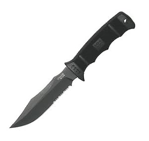 SEAL Fixed Blade SEAL Pup Elite (Black TiNi) Kydex