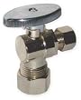 Industrial Grade 1RWG3 Supply Stop, Quarter Turn, Inlet 5/8 In