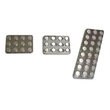 All Sales 30C Polished Circle Pedal Kit by All Sales