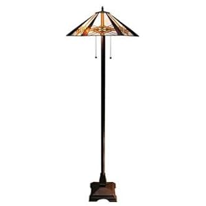 Western Floor Lamps on Amazon Com  Western Sunset Tiffany Style Floor Lamp  Home Improvement