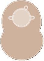 For Life Gmbh Incd4545C Stomocur Colo Two-Piece Pouch 1-3/4", Clear,For Life Gmbh - Box 30