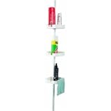 Zenith Products 371W Bathtub and Shower Pole Caddy, White