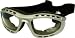 Birdz Eyewear Bill Goggles (Silver Frame/Clear Lens)