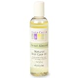 Aura Cacia Sweet Almond Natural Skin Care Oil (Nourishing Skin Care with Natural Vitamin E) 4 oz