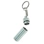 KIKKERLAND Waterproof Storage Container Key Chain with Vial Compartment
