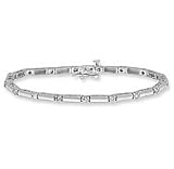 1ctw Bar Design Diamond Tennis Bracelet