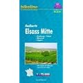Radkarte Elsass Mitte 1:75.000: Stra�burg, Oberrhein, Colmar, Vogesen: wasserfest und rei�fest, GPS-tauglich mit UTM-Netz: Strassburg, Oberrhein, Colmar, Vogesen