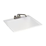 Swanstone Veritek DIT Drop-In Laundry Tub, White