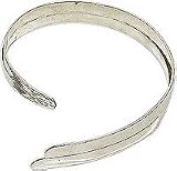 Armlet Bracelet in Sterling Silver Indian Style 48 gms. 3 