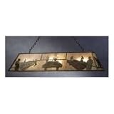 LAMPS BEAUTIFUL Rustic Lodge Pool Hall Billiards Pool Table Light by Meyda Tiffany--Excellent customer service--see our feedback.