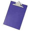 Saunders Recycled Plastic Clipboard, 1-Inch Capacity, Holds 8.5 x 12 Inches, Purple (21606)