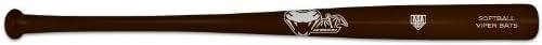 Viper Bats Bamboo Softball Bat with Warranty - VBB SB - All Mahogany - 34"