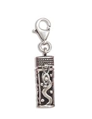 CleverSilvers Oxidized Prayer Box Charm With Lobster Clasp