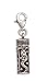 Oxidized Prayer Box Charm with Lobster Clasp