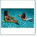 Aqua Swing Floating Chair in Aquamarine by Texas Recreation