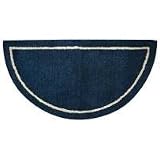 wool area rugs Deep Blue Hand Tufted 100% Wool Rug