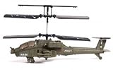 SYMA S.012 3CH Remote Control Mini AH-64 APACHE COMBAT Helicopter Ready to Fly