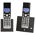 Audioline Polo 302 Schnurloses DECT-Telefon  Eco Mode Energiesparmodus schwarz / silber