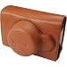 Pentax Q Vintage Natural Tan Full Grain Leather Case