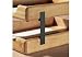 Metal Desk Tray Supports for Wood Tones Wood Series Desk Tray, Black, 4/Set ELD23386
