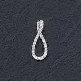 Sterling Silver CZ (Cubic Zirconia) Fancy Pendant