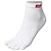 Men's Toe Socks | Toe Socks | Performance Socks | Injinji Socks - injinji Performance Mini Crew Toesocks,White,Medium