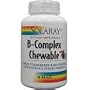 Solaray - B-Complex Chewable Straw/Kiwi, 50 wafers