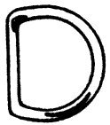 Welded Steel Wire Dee-Rings - 3/4 DEE-RING .162 Wire Dia.