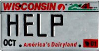 Help Help license plate