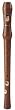 Hohner 9520 Pearwood 2-Piece Soprano Recorder