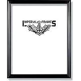 Imperial Frames Regency, Wood Picture Frame for a 12" x 18" Photograph, Color: Black,