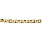 Image of 14K Yellow Gold Belcher-Cable Flat Wire Chain - 17 inches