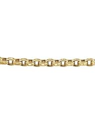 Belcher-Cable Flat Wire Chain 14K Yellow Gold 8 Inch Flat