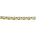 14K Yellow Gold Belcher-Cable Flat Wire Chain - 17 inches